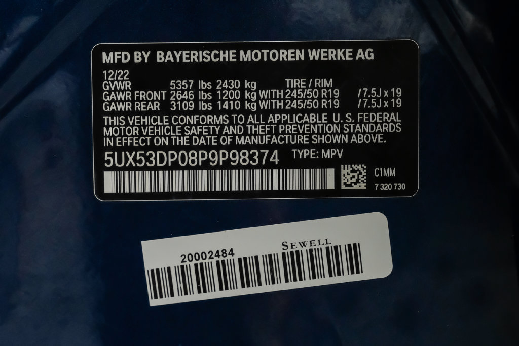 Used 2023 BMW X3 xDrive30i w/ Convenience Package AWD/4WD image 74