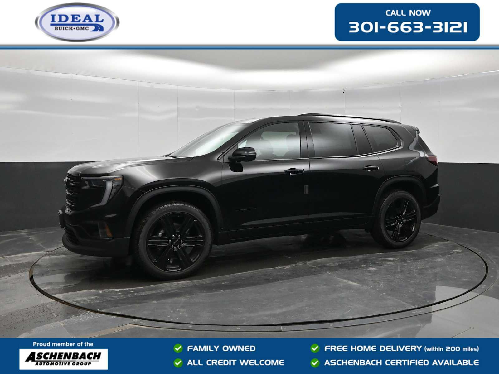 New 2026 GMC Acadia Elevation w/ Black Edition