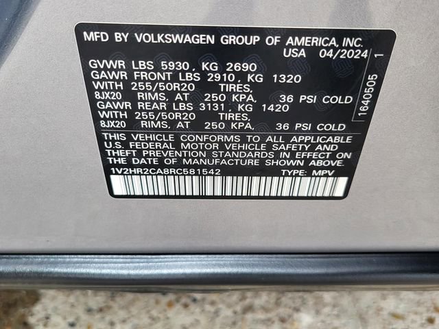 Used 2024 Volkswagen Atlas SE AWD/4WD image 31