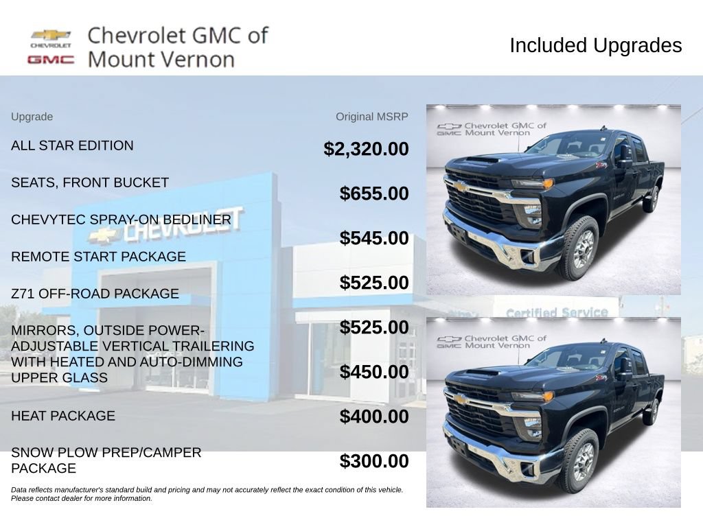 New 2026 Chevrolet Silverado 2500 LT w/ All Star Edition AWD/4WD image 6
