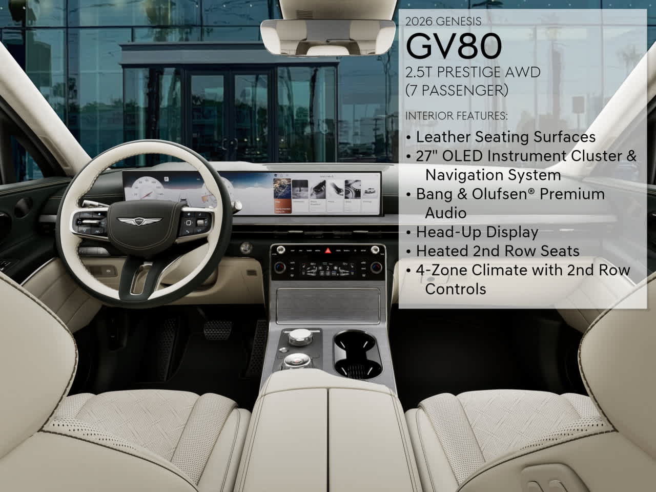New 2026 Genesis GV80 2.5T Prestige AWD/4WD image 17