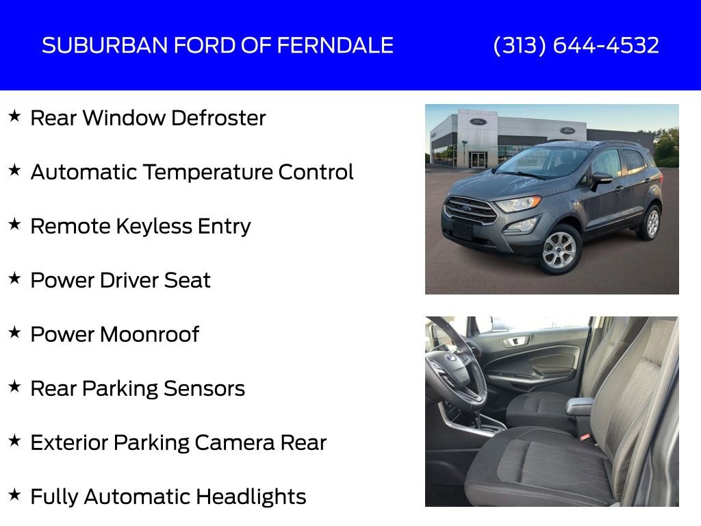 Used 2018 Ford EcoSport SE image 9