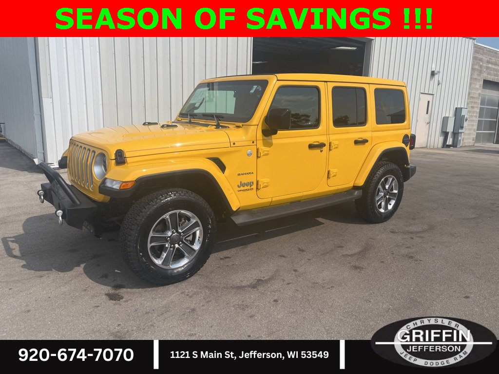 Used 2019 Jeep Wrangler Unlimited Sahara image 1