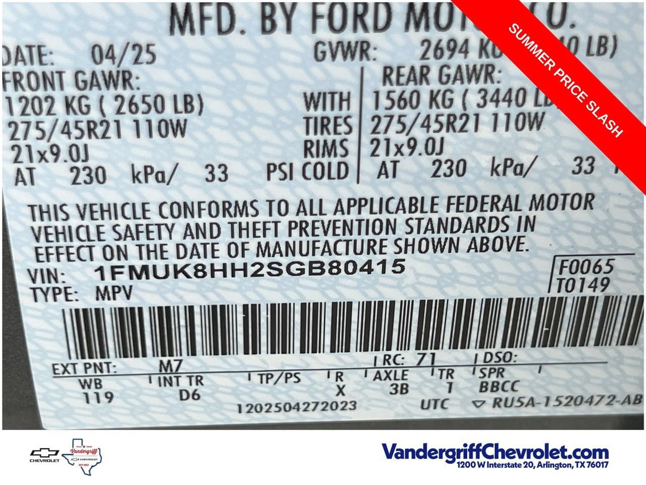 Used 2025 Ford Explorer Platinum w/ LUX Leather Package AWD/4WD image 28