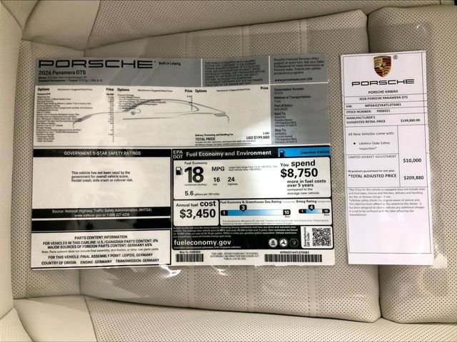 New 2026 Porsche Panamera GTS image 25