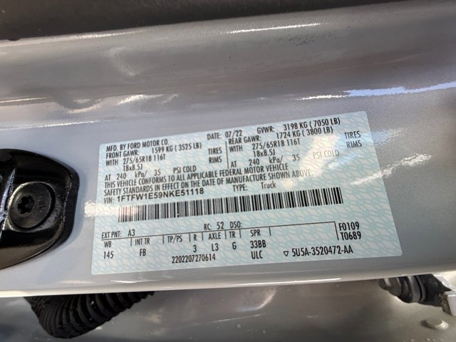 Used 2022 Ford F150 XLT w/ Equipment Group 302A High image 38