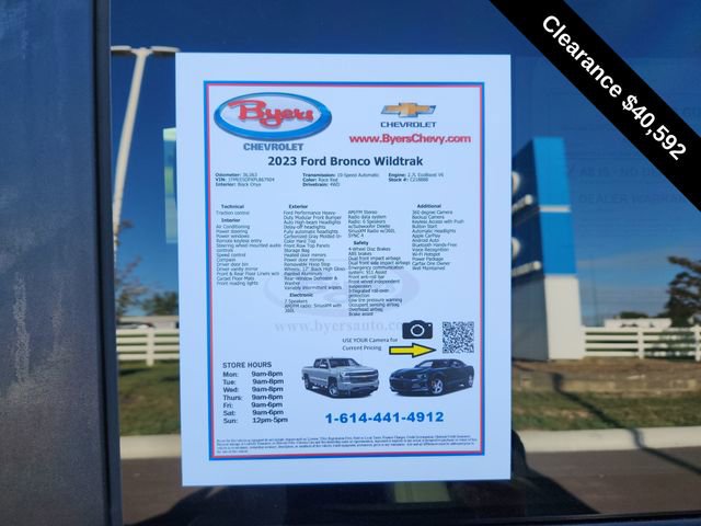 Used 2023 Ford Bronco Wildtrak image 10