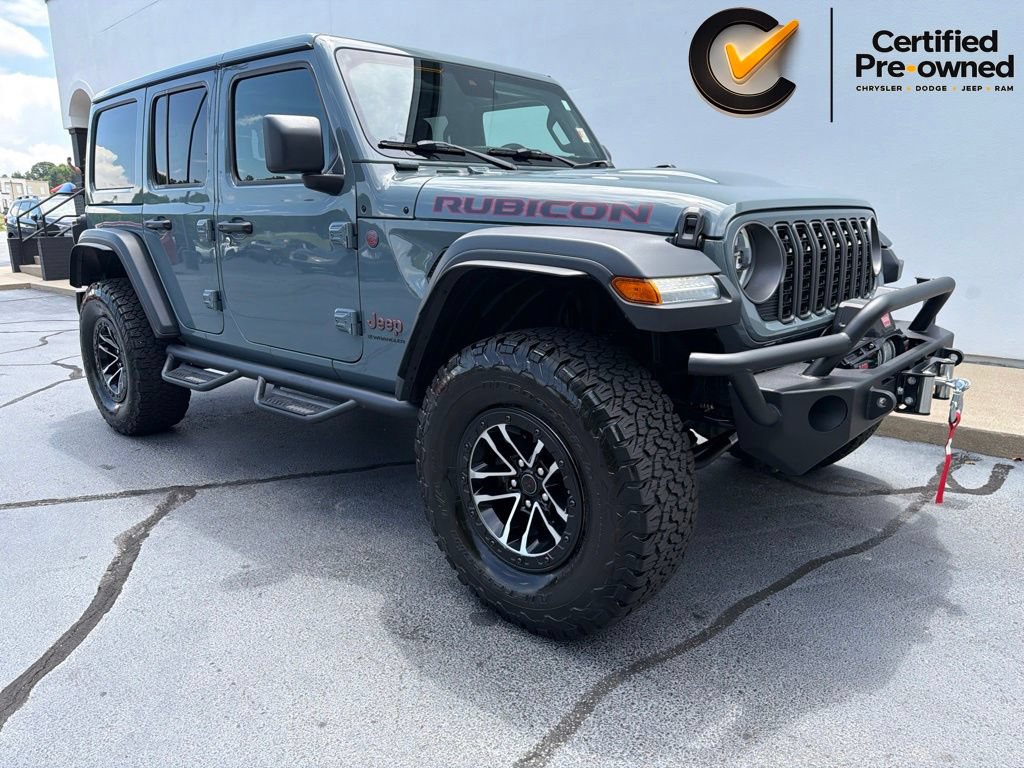 Certified 2024 Jeep Wrangler Unlimited Rubicon w/ XTREMEE 35" Tire Package AWD/4WD image 2