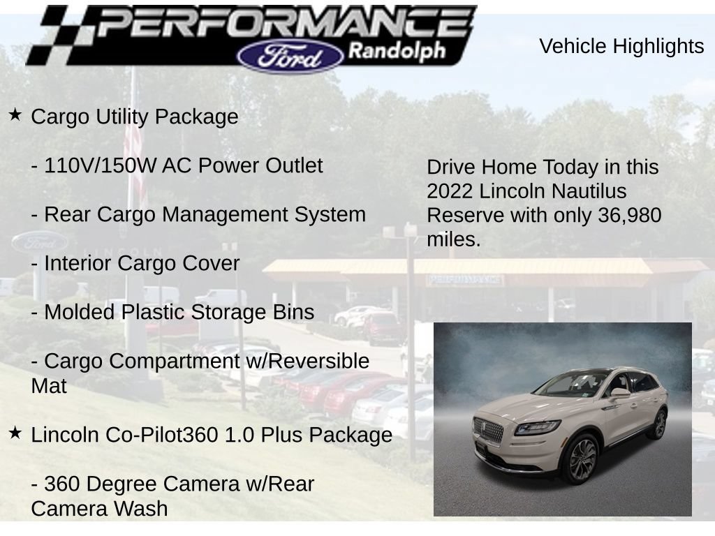 Used 2022 Lincoln Nautilus Reserve AWD/4WD image 9