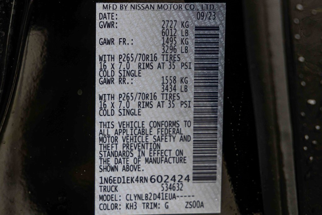 Certified 2024 Nissan Frontier SV w/ Tow Package image 25