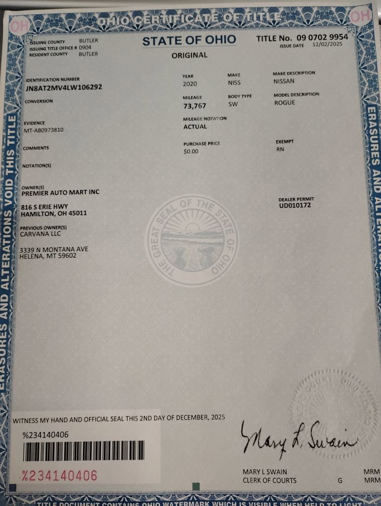 Used 2020 Nissan Rogue S w/ Special Edition Package image 24