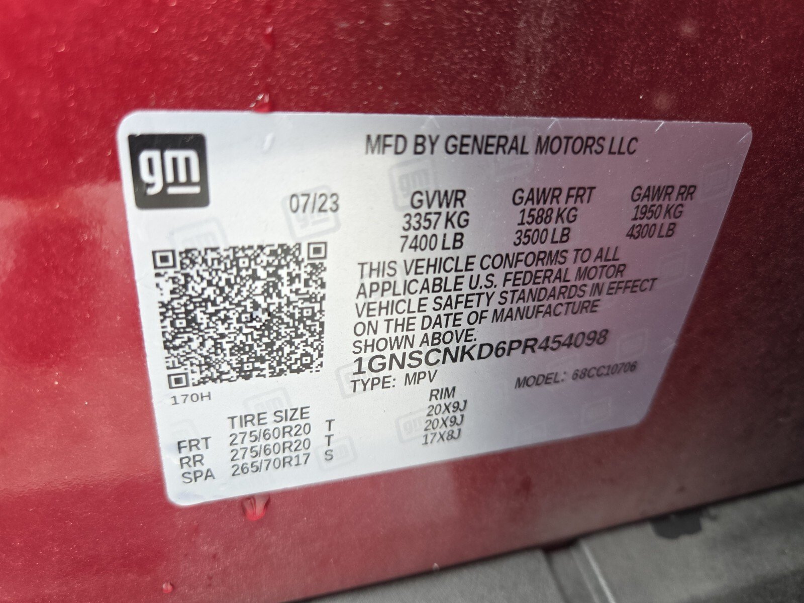 Certified 2023 Chevrolet Tahoe LT RWD image 20