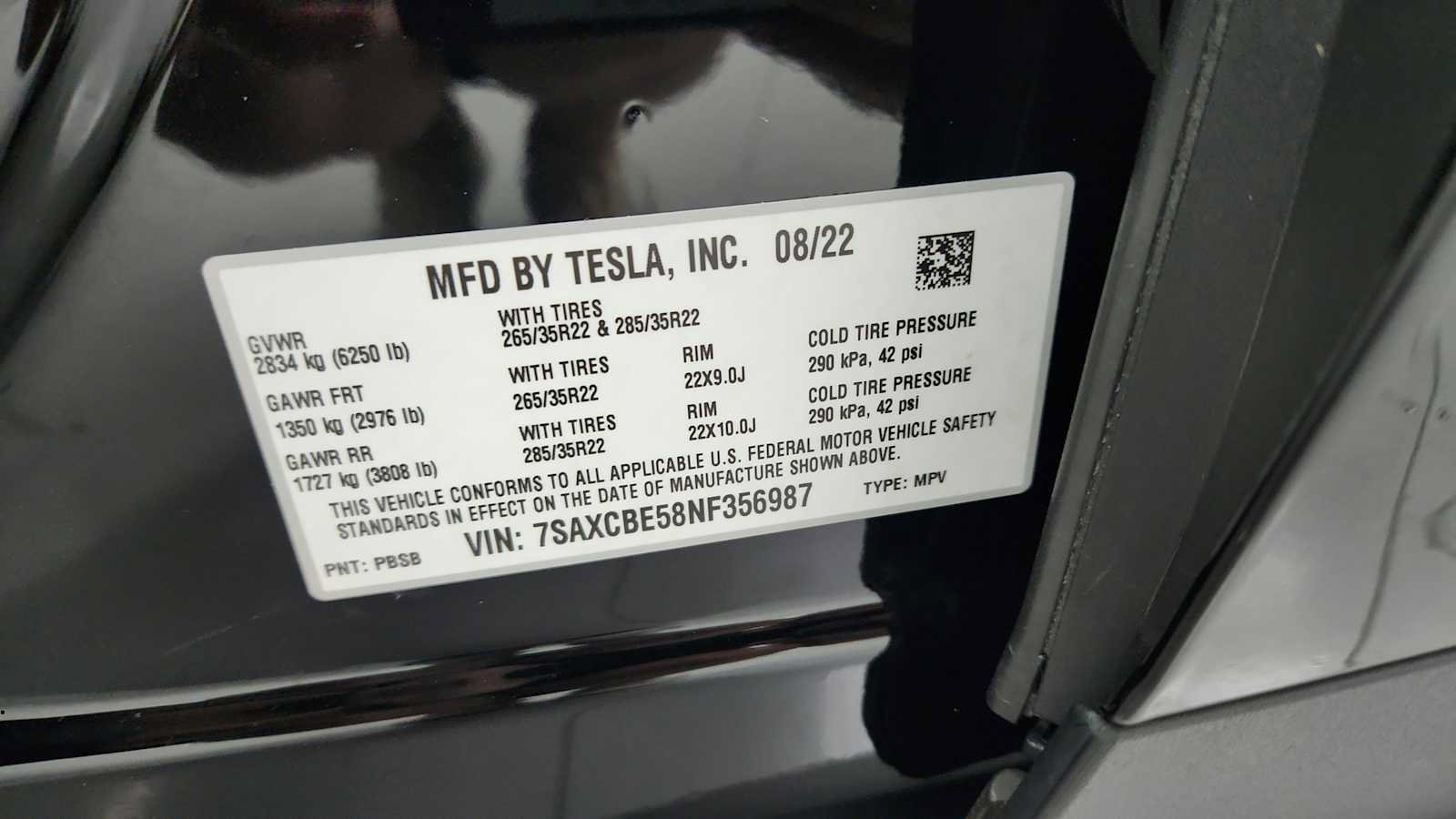 Used 2022 Tesla Model X AWD/4WD image 10