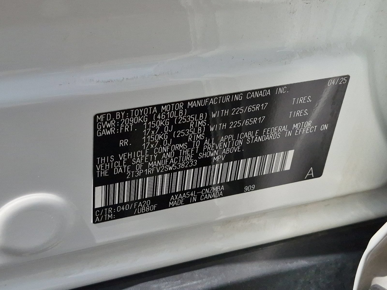 Certified 2025 Toyota RAV4 XLE AWD/4WD image 25