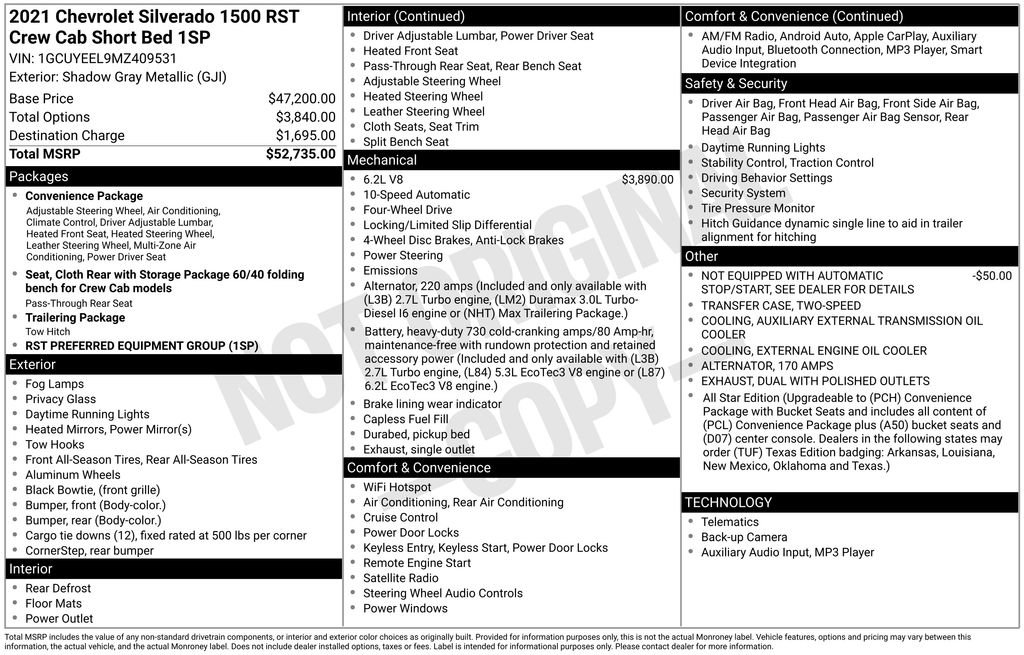 Used 2021 Chevrolet Silverado 1500 RST image 6