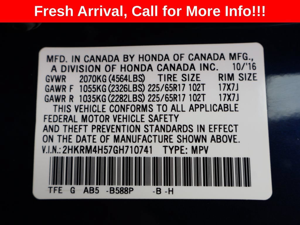 Used 2016 Honda CR-V EX image 38