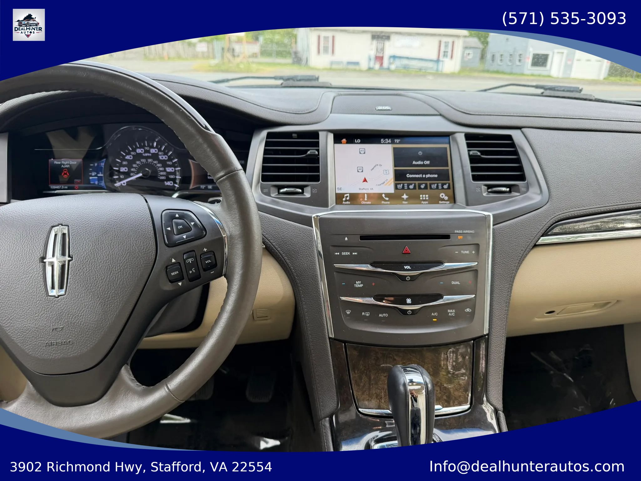 Used 2016 Lincoln MKS AWD w/ Equipment Group 101A image 26