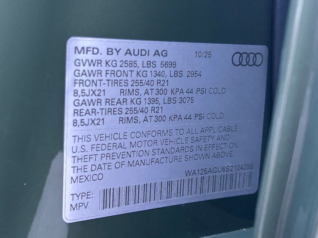 New 2025 Audi SQ5 Premium Plus image 62