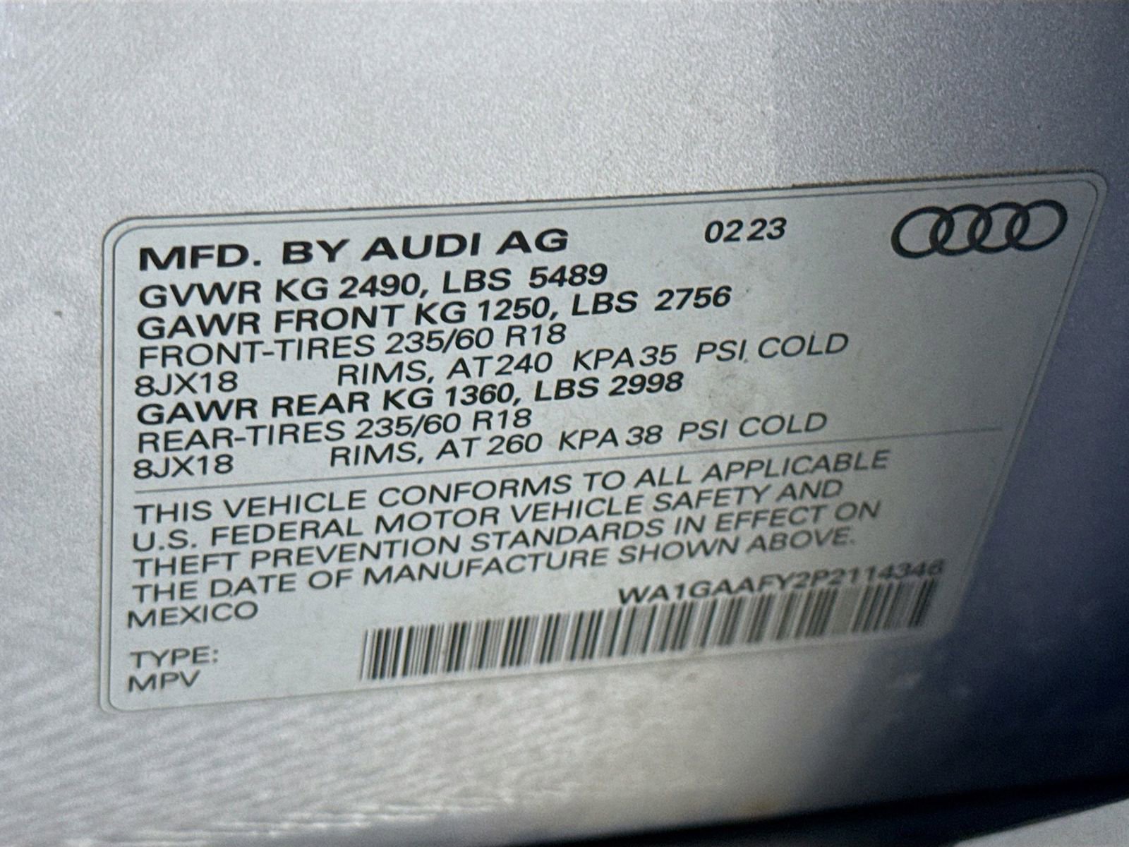 Certified 2023 Audi Q5 2.0T Premium w/ Convenience Package AWD/4WD image 31