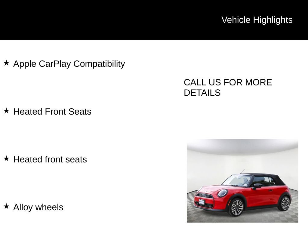 Used 2026 MINI Cooper Convertible FWD image 29