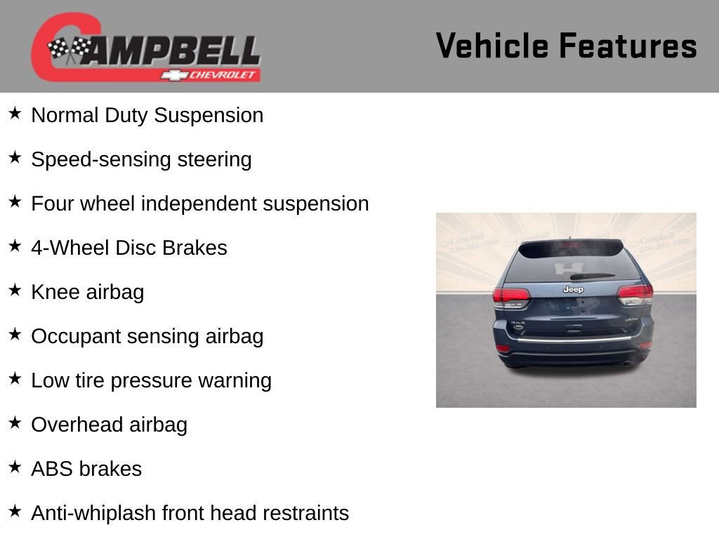 Used 2020 Jeep Grand Cherokee Limited w/ Premium Lighting Group image 10