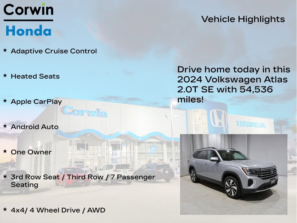Used 2024 Volkswagen Atlas SE image 6