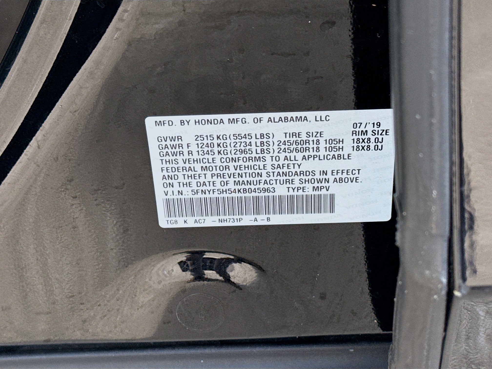 Used 2019 Honda Pilot EX-L image 37