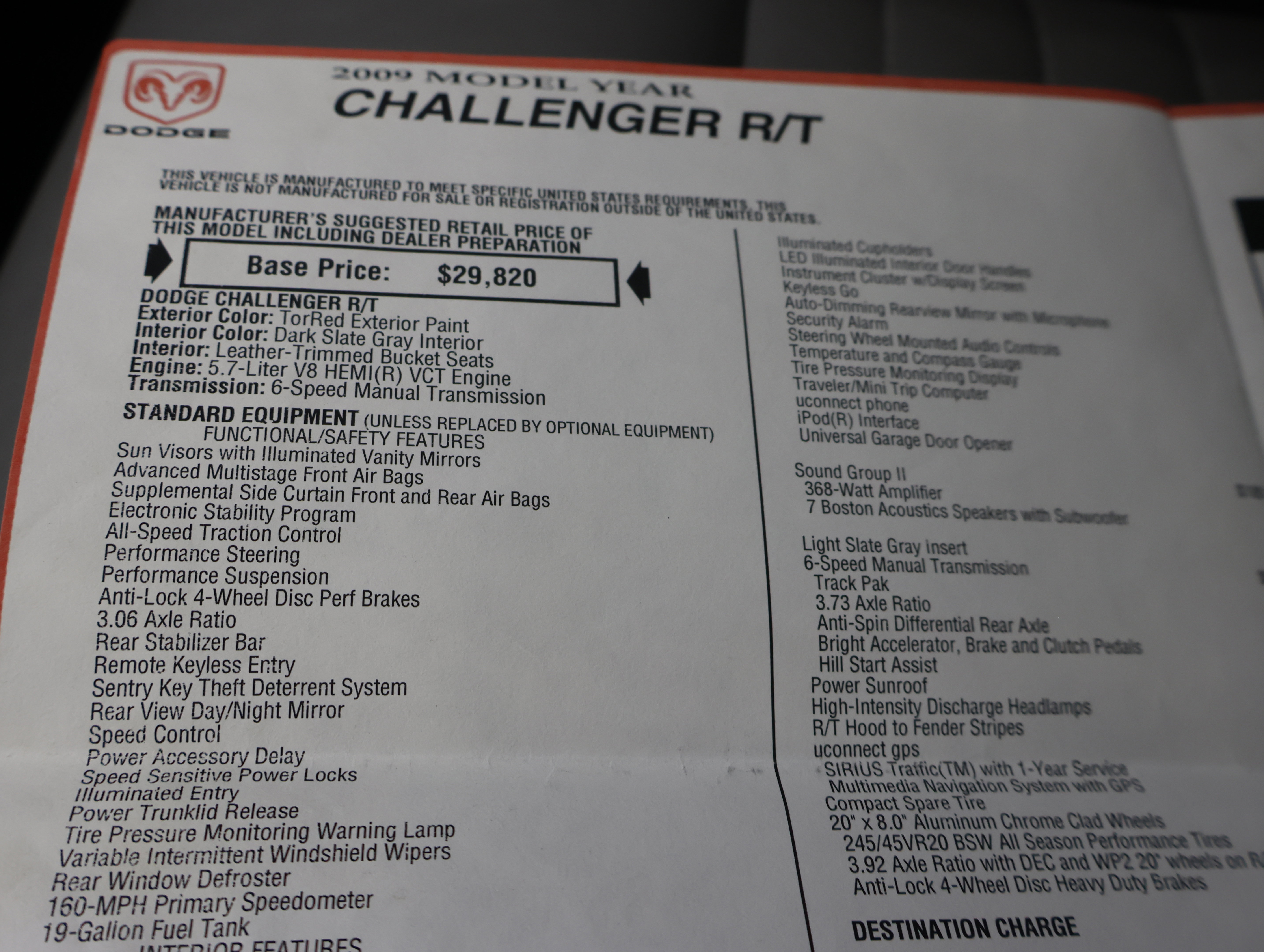 Used 2009 Dodge Challenger R/T image 49