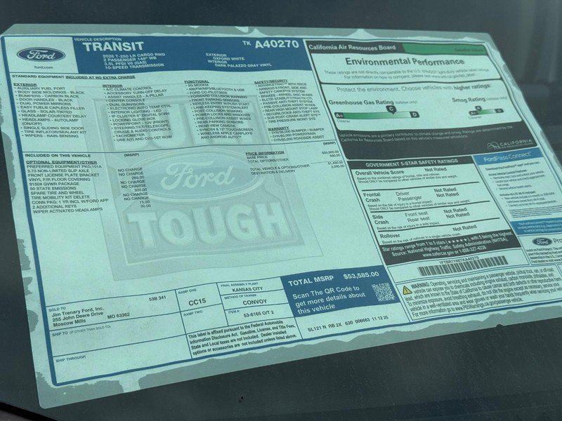 New 2026 Ford Transit 250 Low Roof image 19