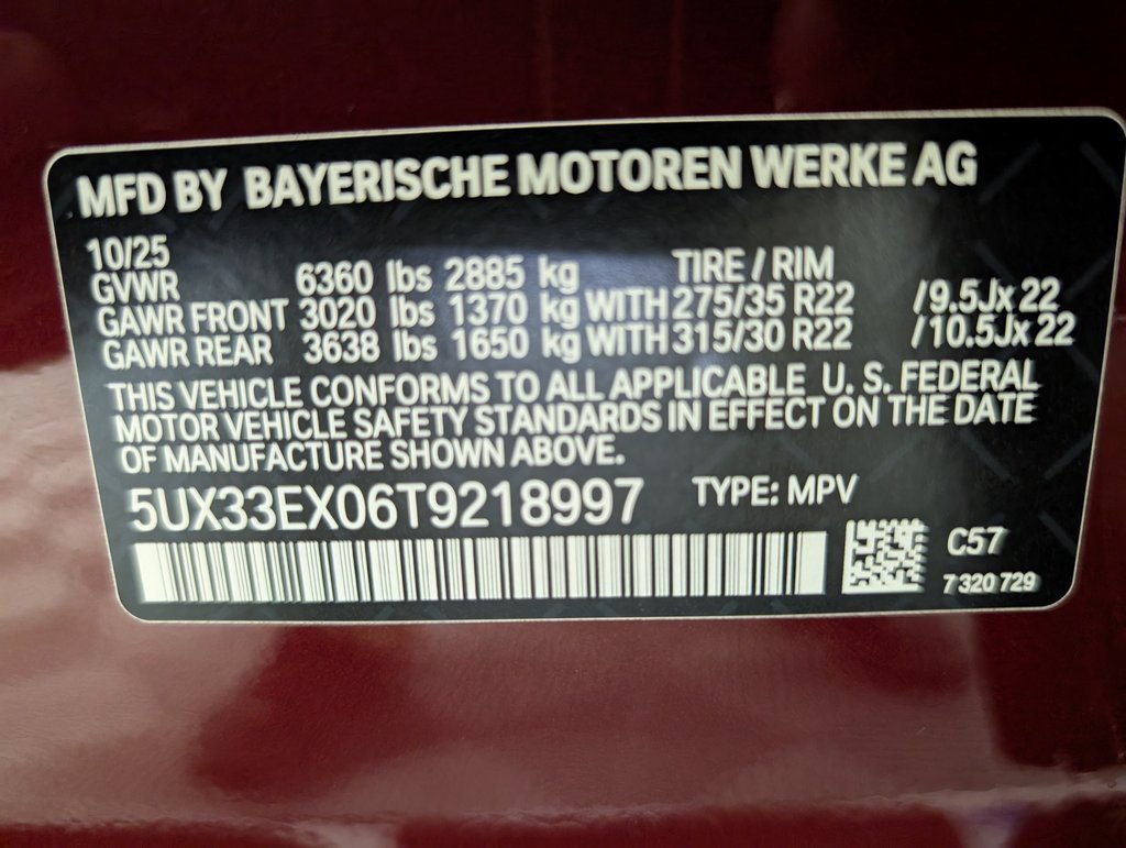 New 2026 BMW X6 xDrive40i w/ Climate Comfort Package image 21