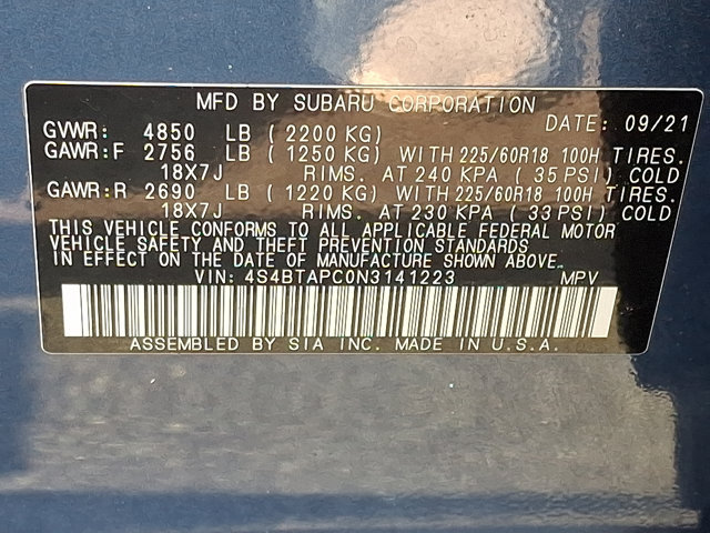Used 2022 Subaru Outback Touring AWD/4WD image 28