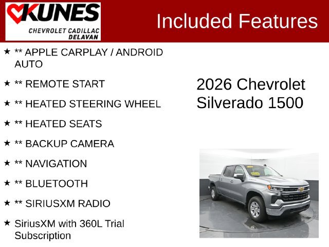 Used 2026 Chevrolet Silverado 1500 LT AWD/4WD image 3