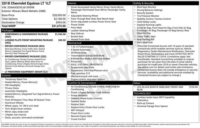 Used 2018 Chevrolet Equinox LT image 4
