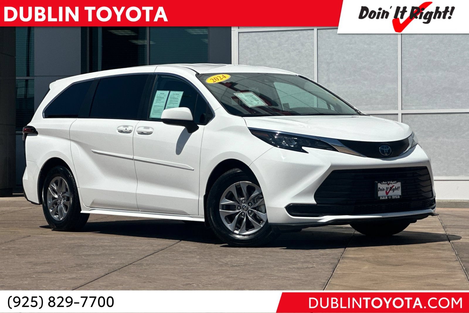 Certified 2024 Toyota Sienna LE AWD/4WD 360° Tour