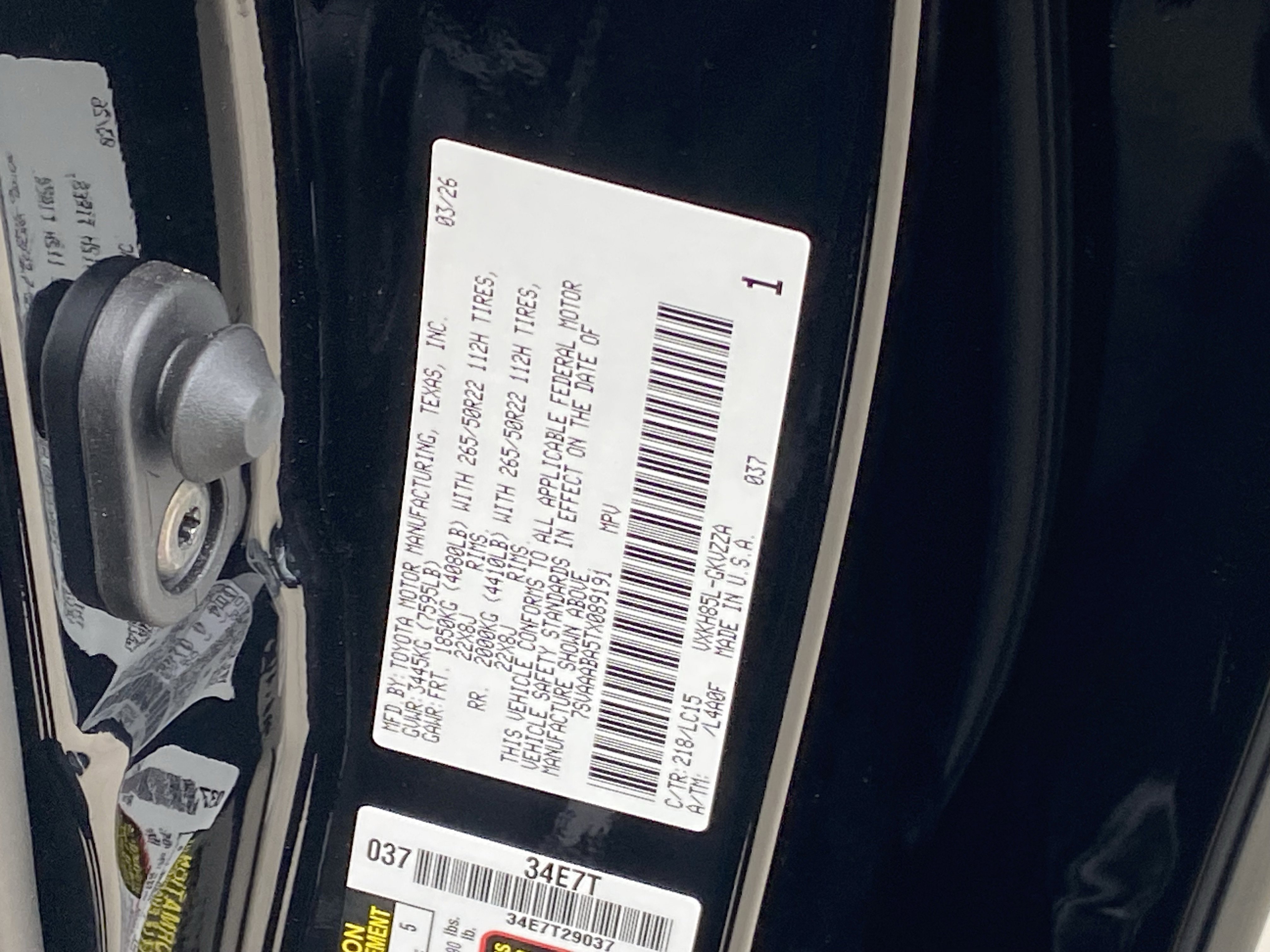 New 2026 Toyota Sequoia Capstone image 24