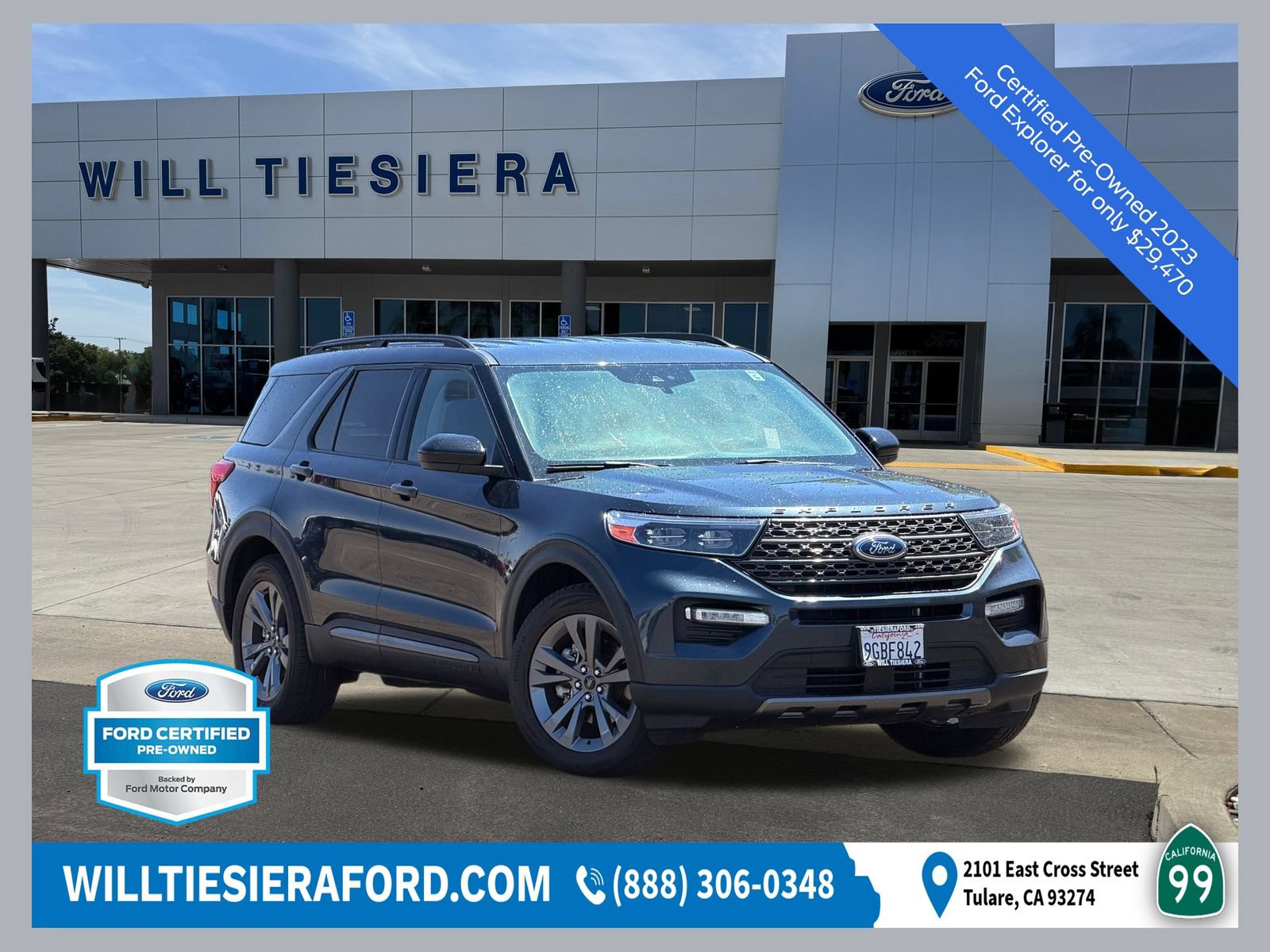 Certified 2023 Ford Explorer XLT w/ Equipment Group 202A