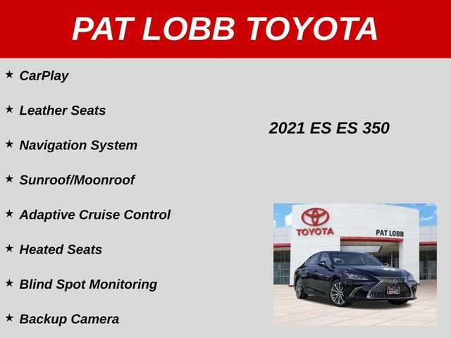 Used 2021 Lexus ES 350 w/ Premium Package FWD image 39