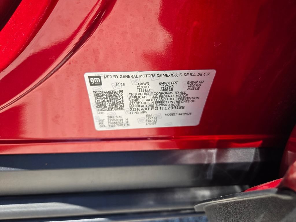 Certified 2026 Chevrolet Equinox RS w/ LPO, Floor Liner Package FWD image 20
