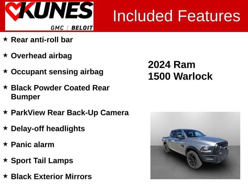 Used 2024 RAM 1500 Classic Warlock AWD/4WD image 3