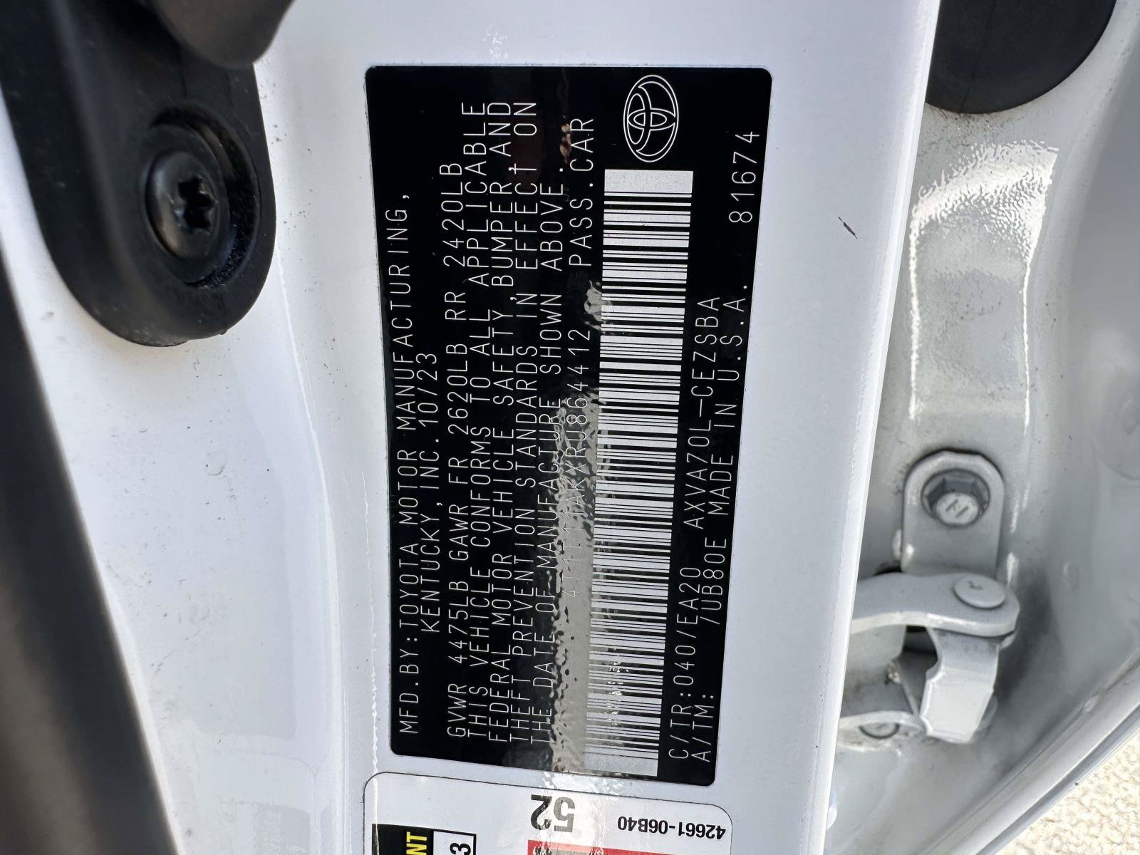 Used 2024 Toyota Camry SE w/ Cold Weather Package FWD image 38