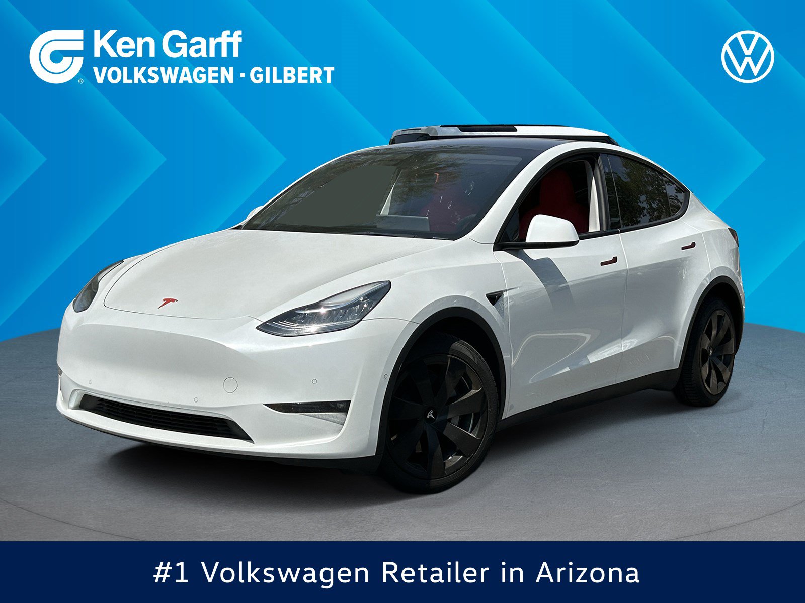 Used 2021 Tesla Model Y Long Range AWD/4WD image 1