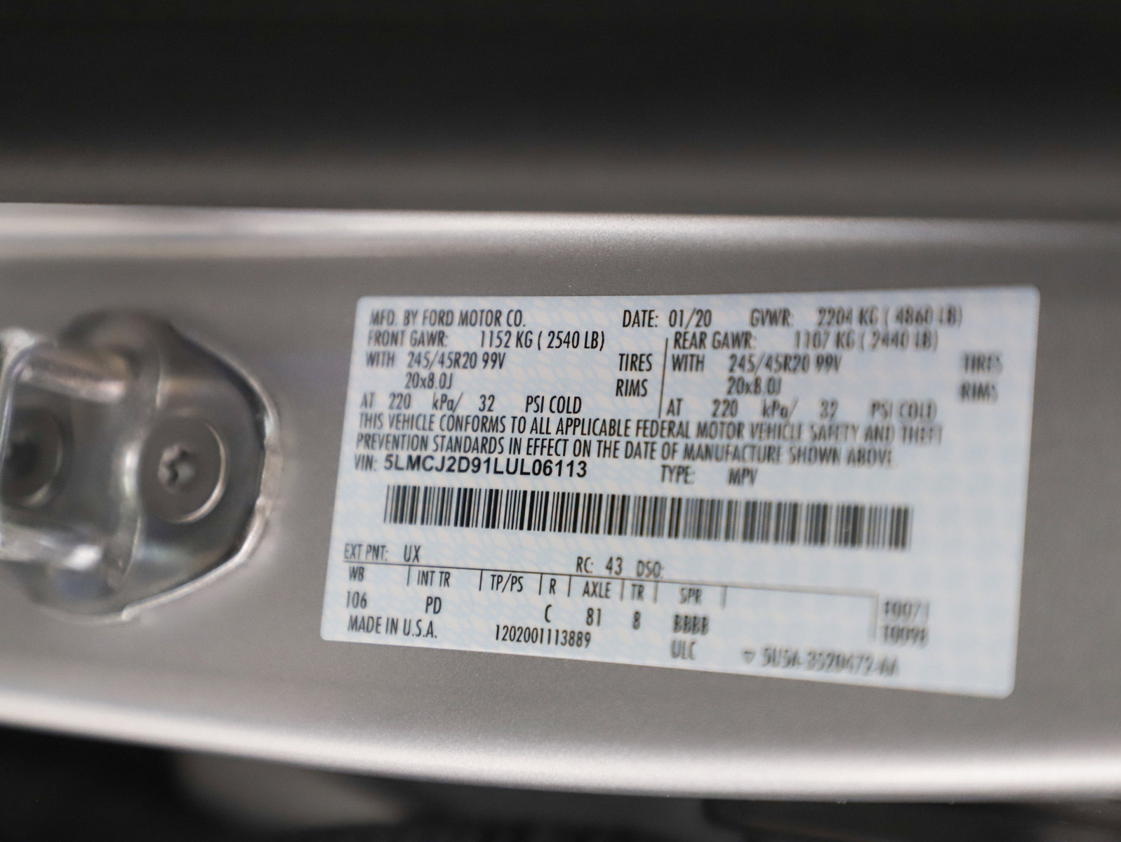 Used 2020 Lincoln Corsair Reserve image 30