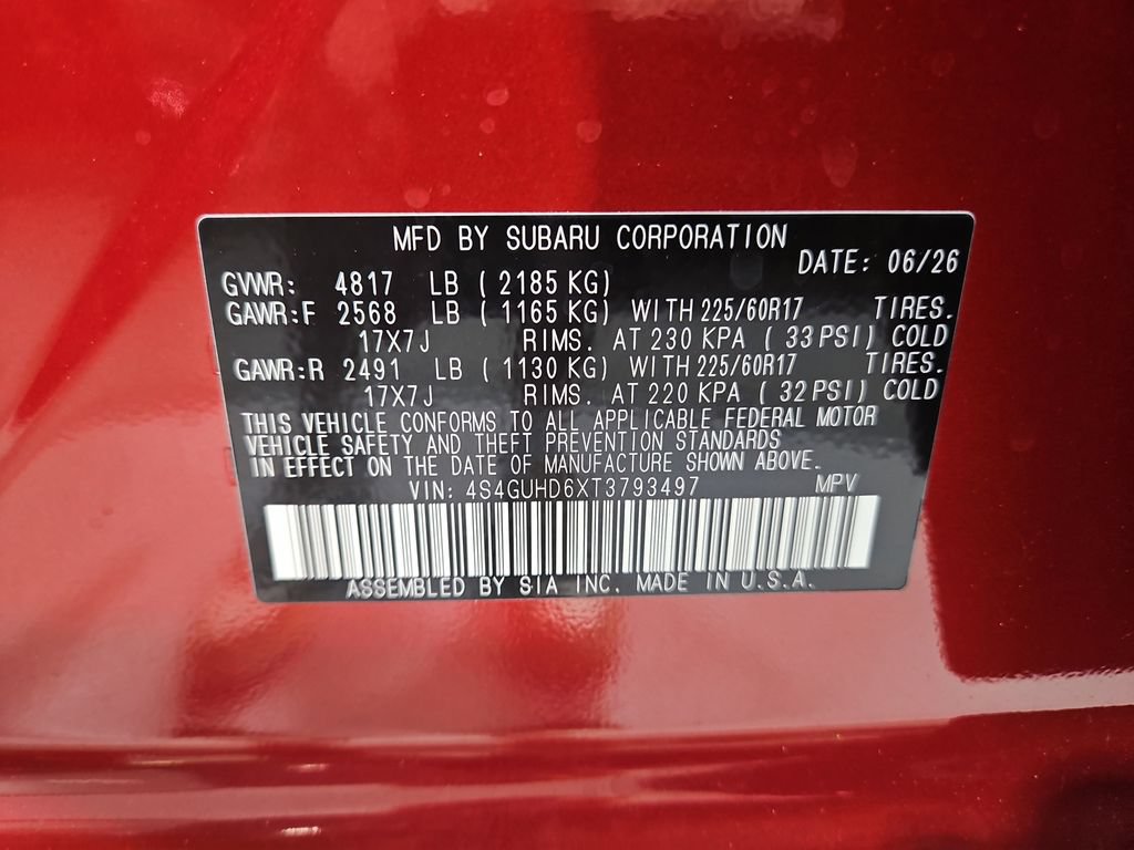 New 2026 Subaru Crosstrek 2.5i Premium AWD/4WD image 29