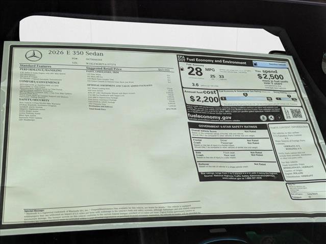 New 2026 Mercedes-Benz E 350 Sedan image 21