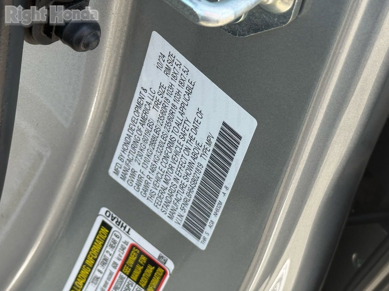 Certified 2025 Honda Odyssey EX-L image 33