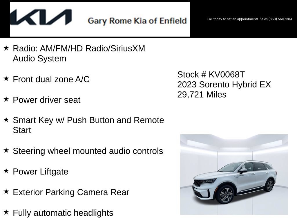 Certified 2023 Kia Sorento EX AWD/4WD image 15
