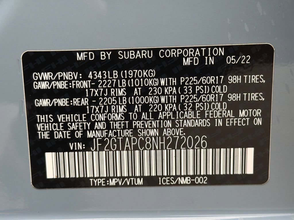 Used 2022 Subaru Crosstrek 2.0i Premium image 49