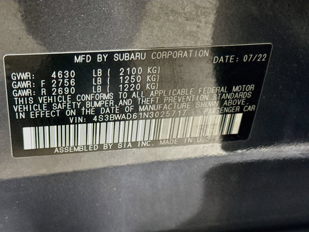 Used 2022 Subaru Legacy Premium AWD/4WD image 29