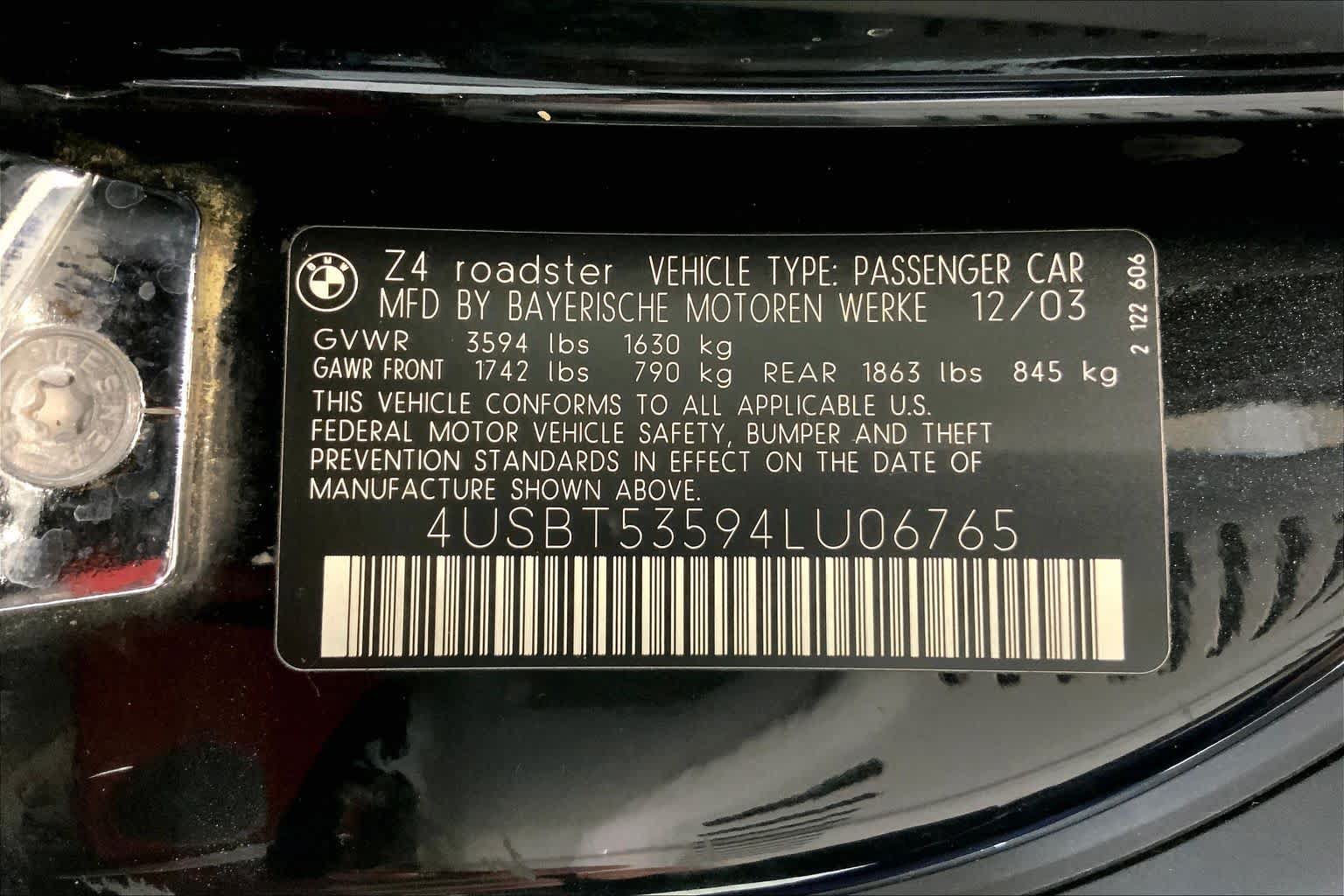 Used 2004 BMW Z4 3.0i RWD image 36
