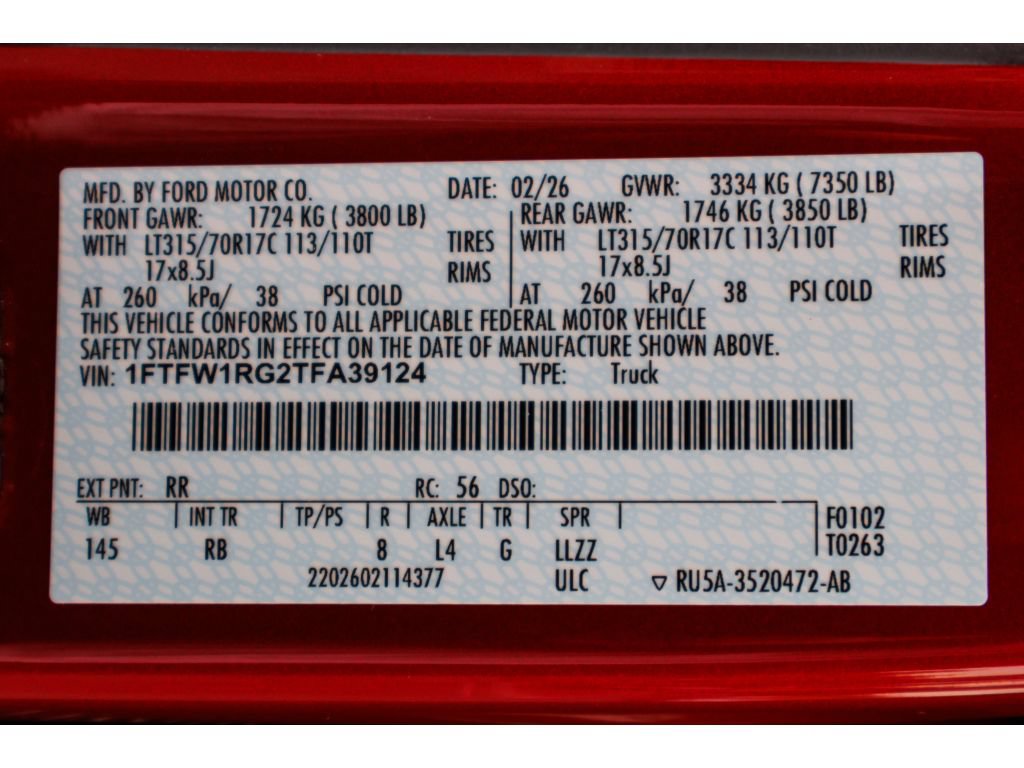 Used 2026 Ford F150 Raptor AWD/4WD image 34